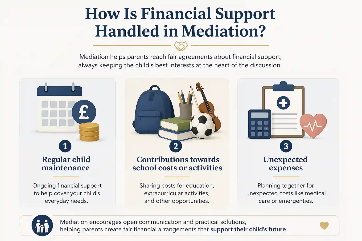 How Is Financial Support Handled in Mediation Reading